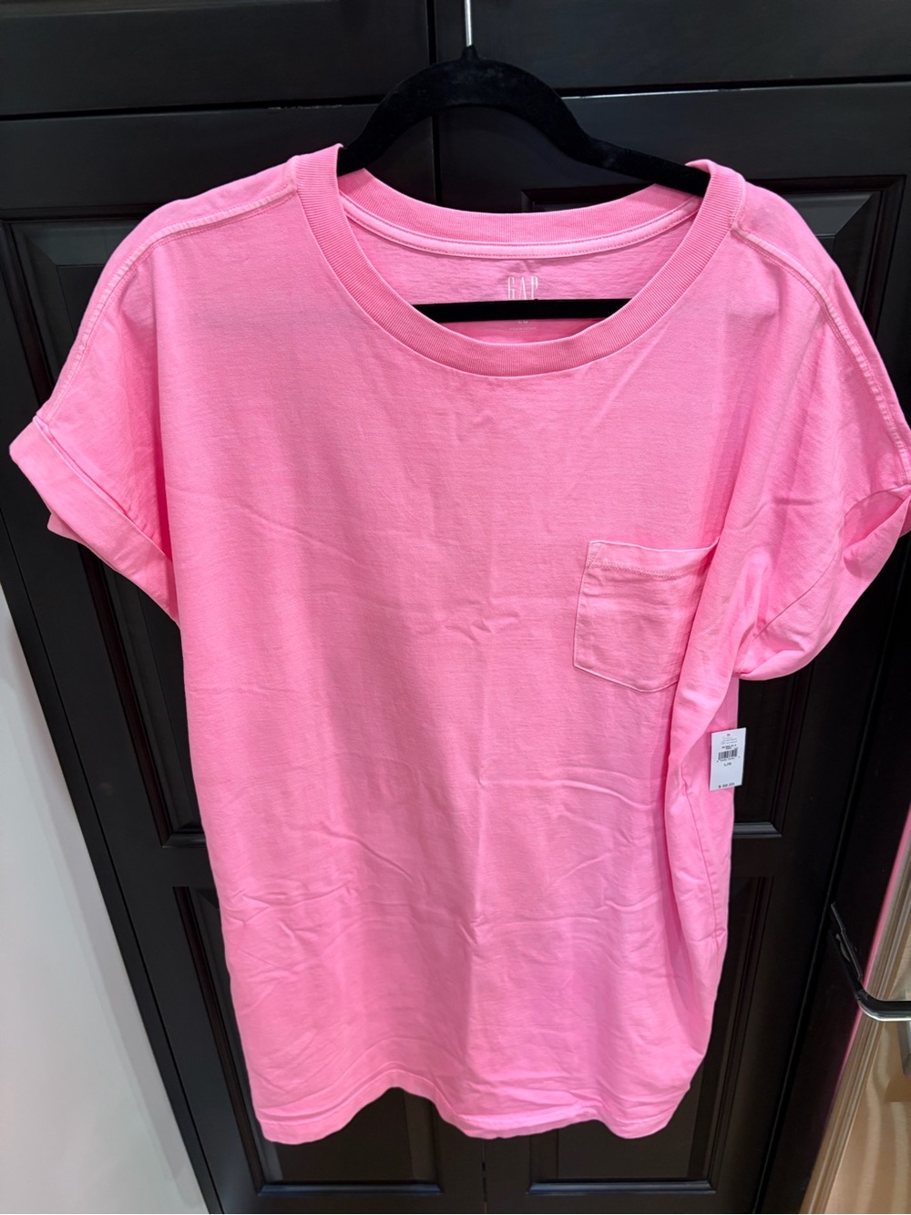 GAP - neon pink tshirt dress